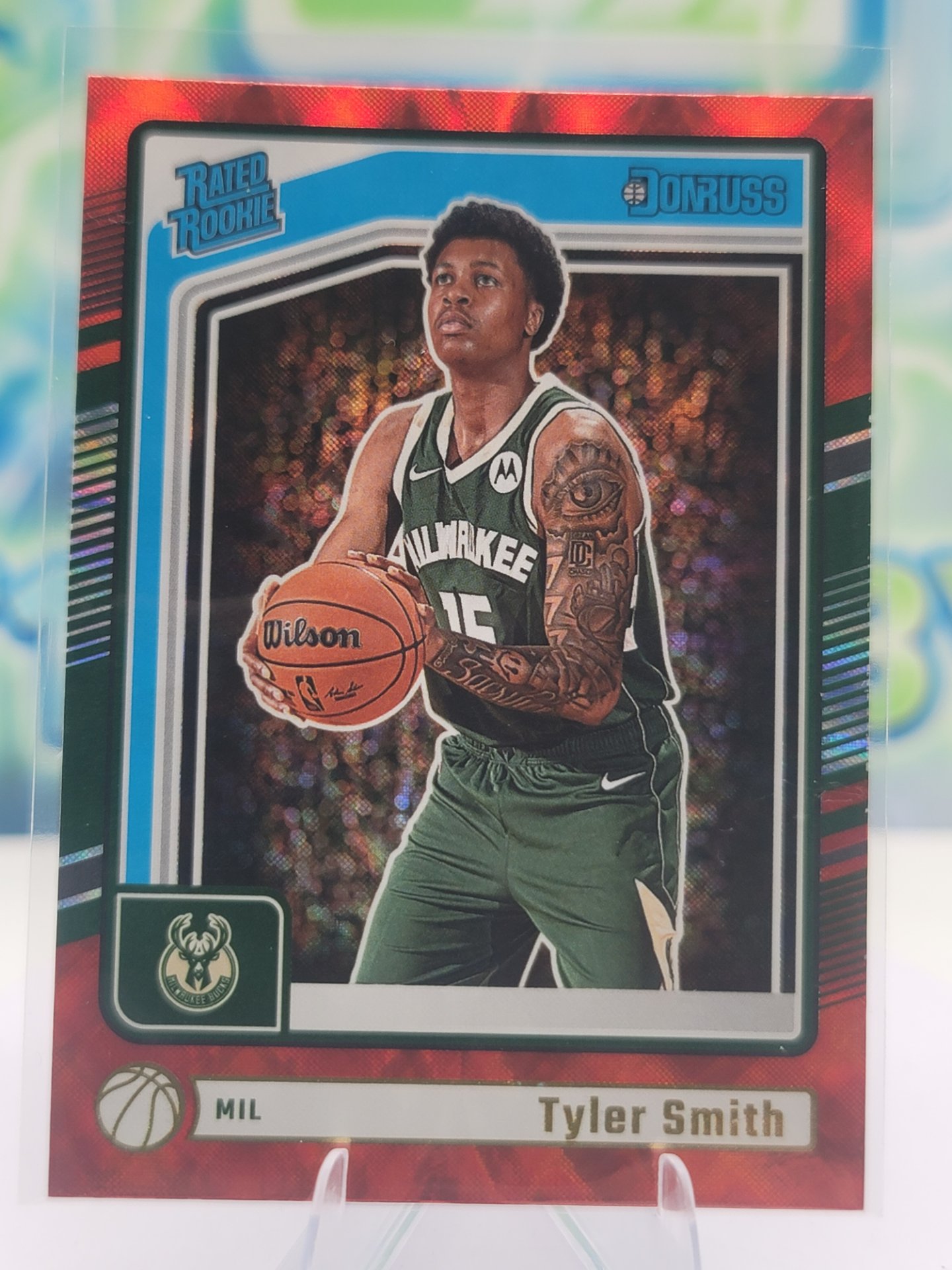 2025 Panini Donruss Tyler Smith — 2025 Panini Donruss Rated Rookie Red Wedges Tyler Smith