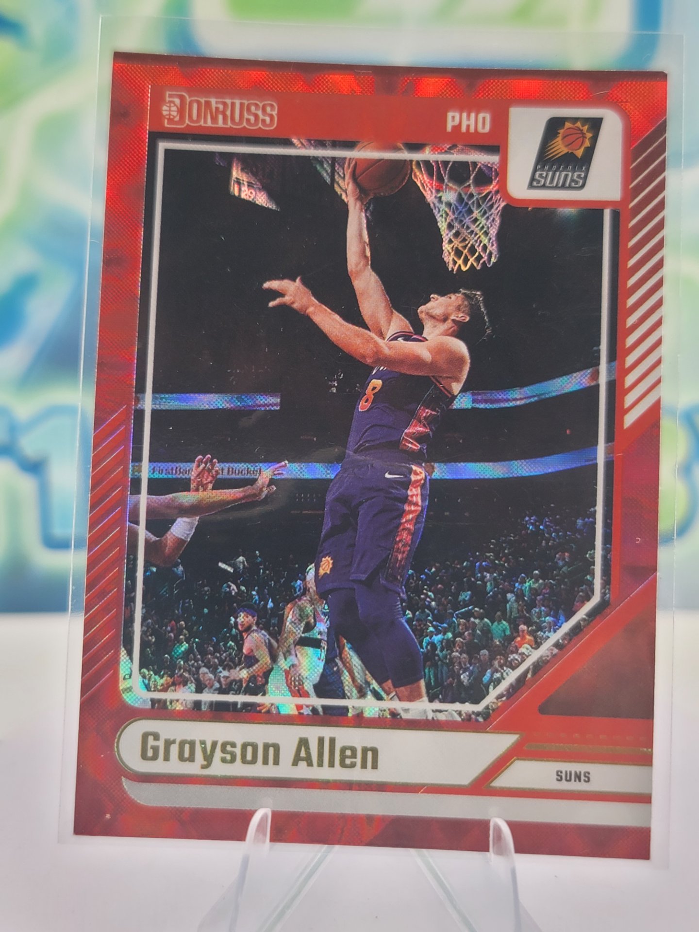 2025 Panini Donruss Grayson Allen — 2025 Panini Donruss Red Wedges Grayson Allen
