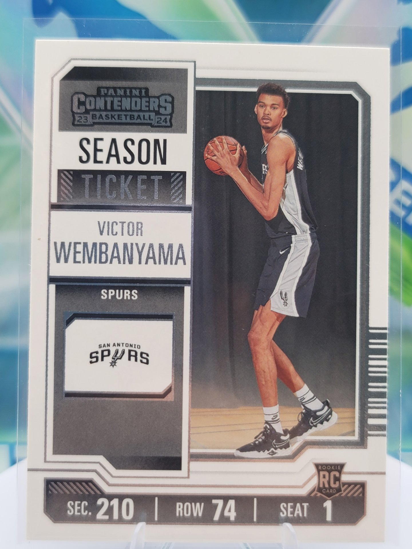 2024 Panini Contenders Victor Wembanyama — 2024 Panini Contenders Season Ticket Victor Wembanyama Rookie