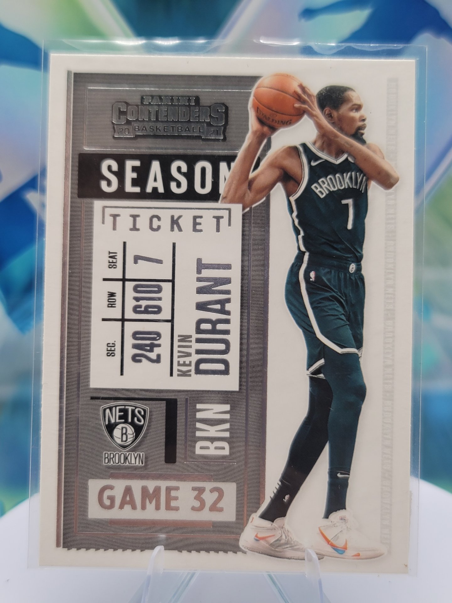 2021 Panini Contenders Kevin Durant — 2021 Panini Contenders Season Ticket Kevin Durant
