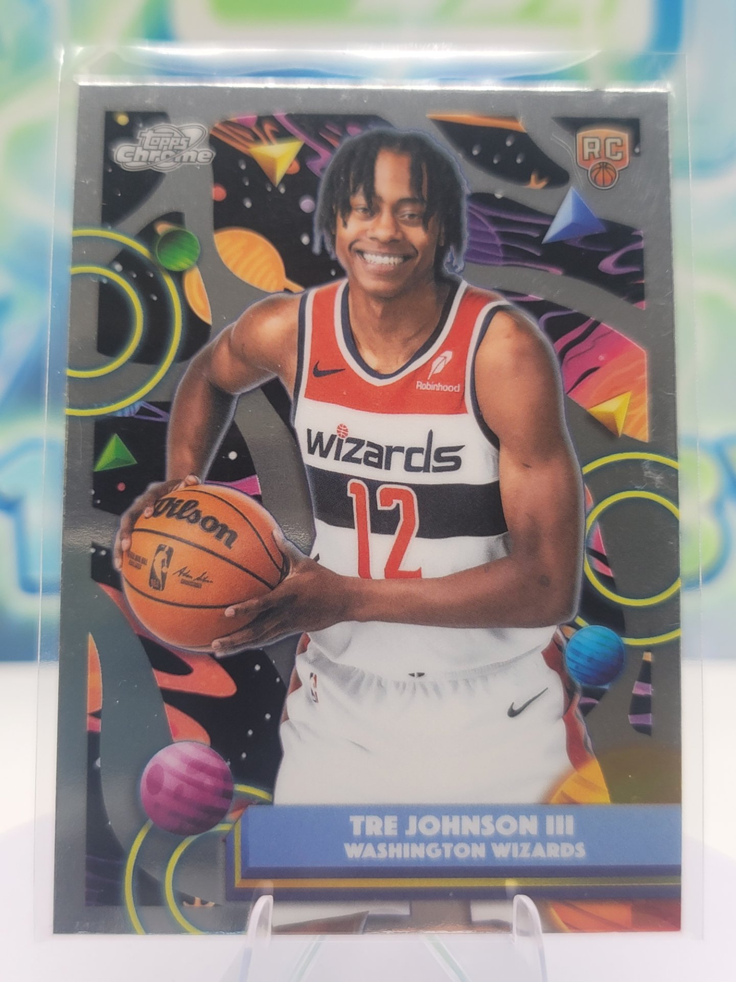2026 Topps Cosmic Chrome Tre Johnson III — 2026 Topps Cosmic Chrome Tre Johnson III Rookie