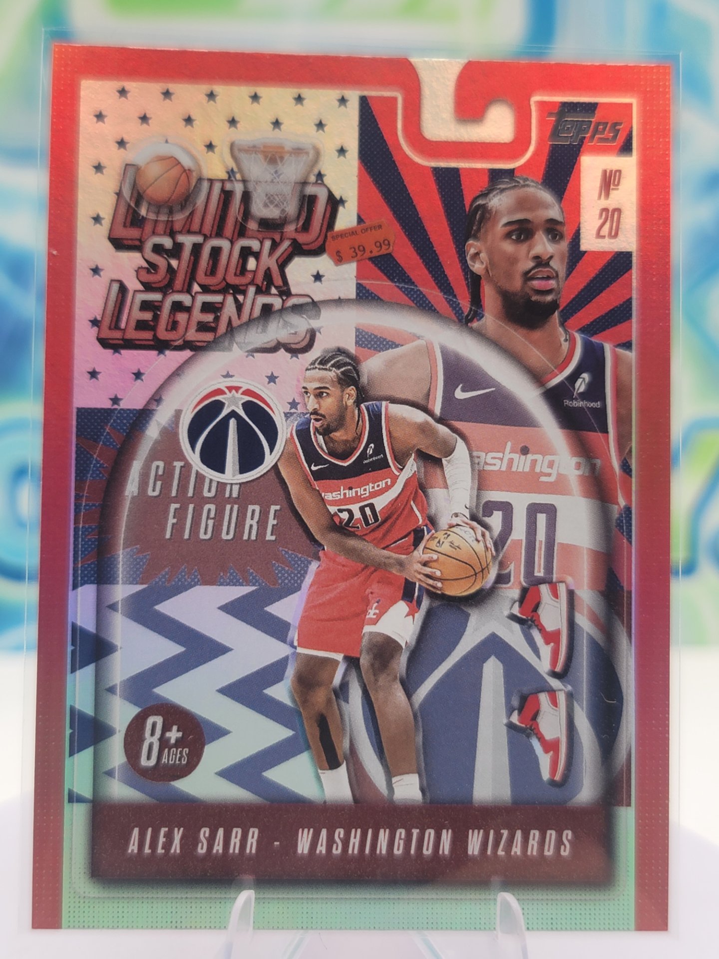 2025 Topps Topps Flagship Alexandre Sarr — 2025 Topps Topps Flagship Limited Stock Legends Alexandre Sarr