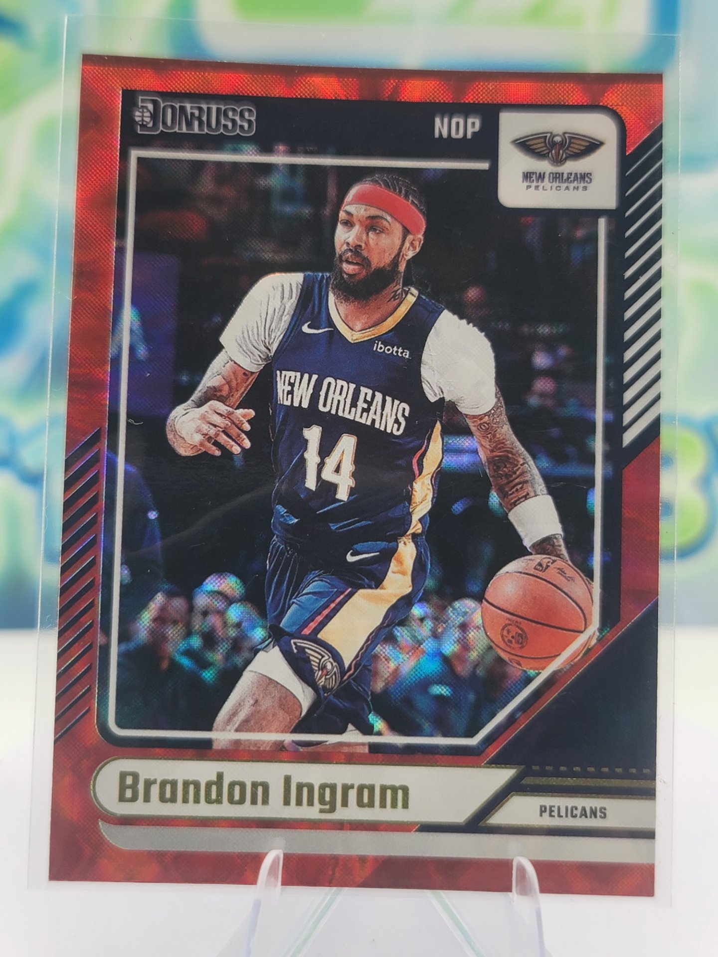 2025 Panini Donruss Brandon Ingram — 2025 Panini Donruss Red Wedges Brandon Ingram