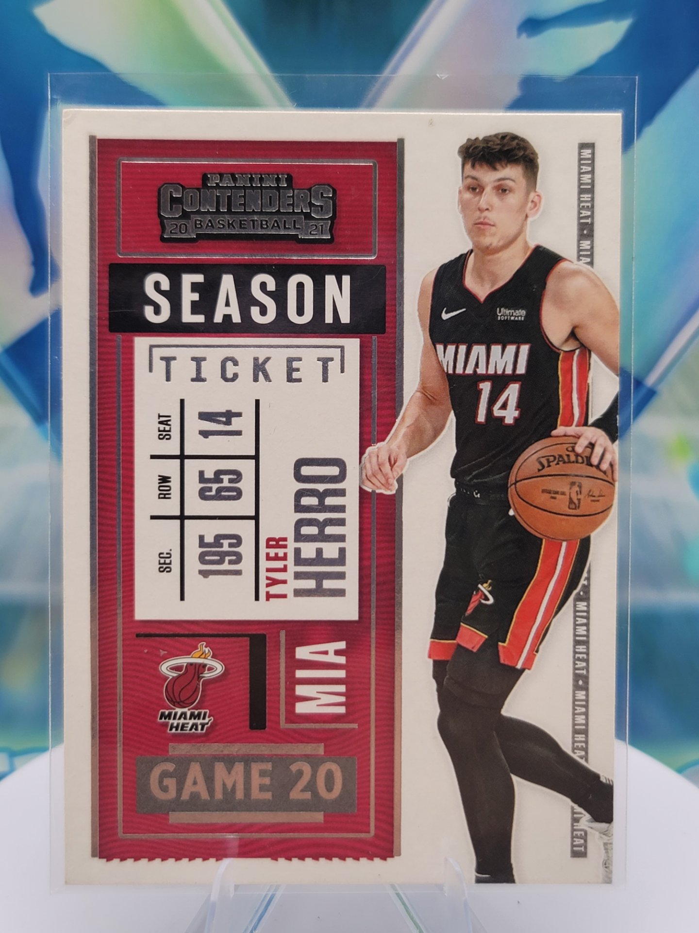 2021 Panini Contenders Tyler Herro — 2021 Panini Contenders Season Ticket Tyler Herro