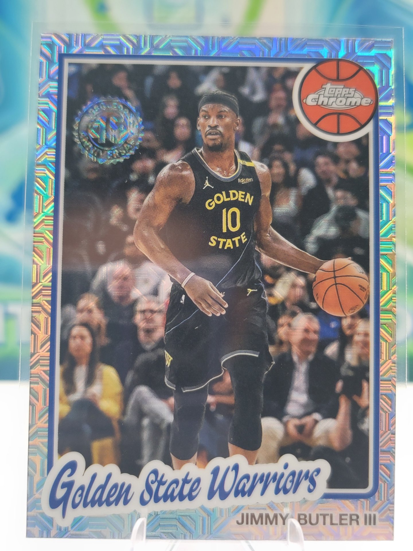 2025 Topps Topps Chrome Jimmy Butler III — 2025 Topps Topps Chrome 45th Anniversary Mojo Refractor Jimmy Butler III