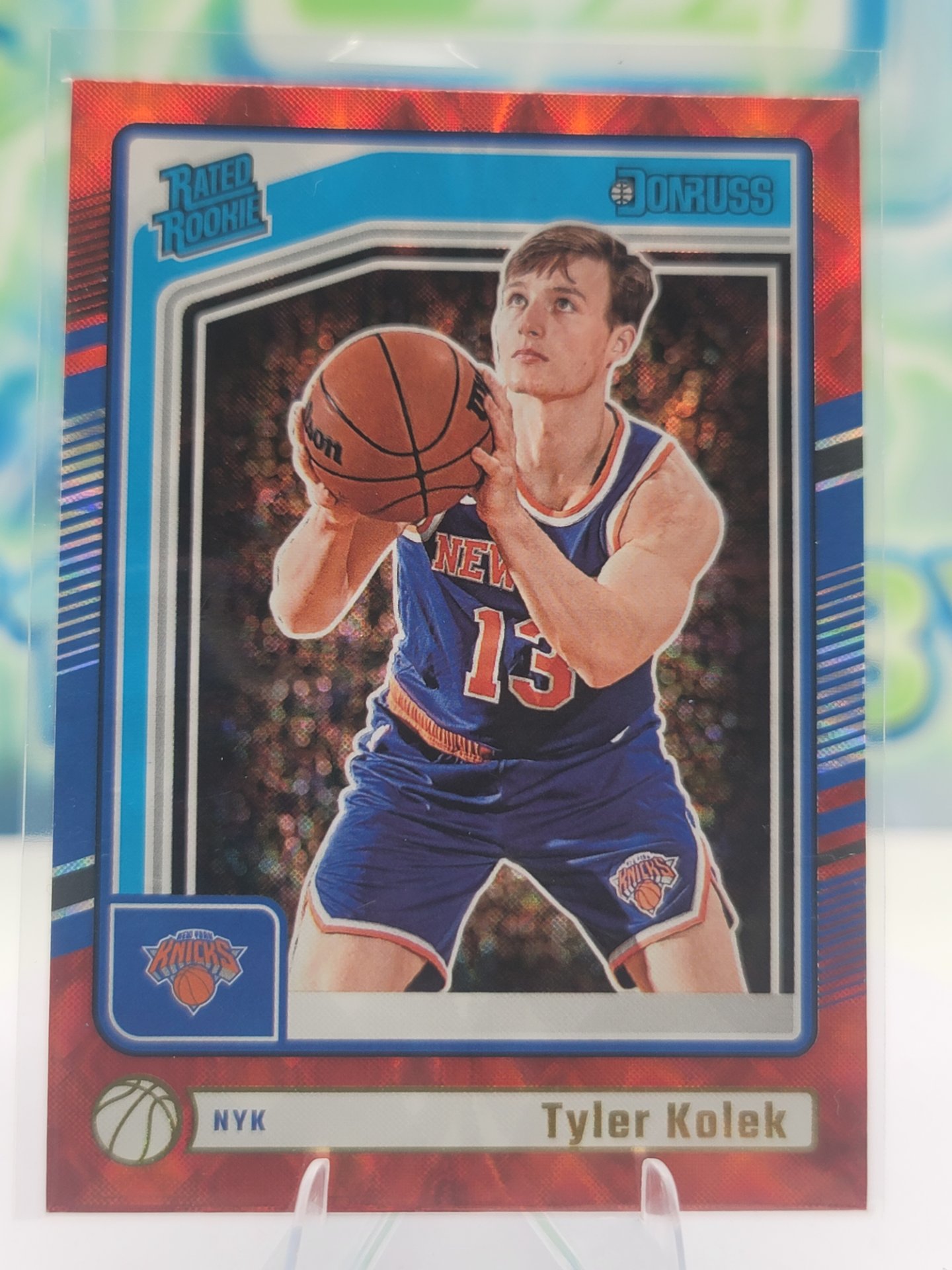 2025 Panini Donruss Tyler Kolek — 2025 Panini Donruss Rated Rookie Red Wedges Tyler Kolek