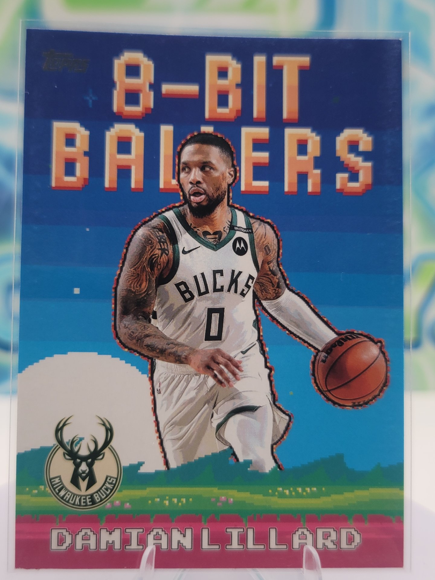2025 Topps Topps Flagship Damian Lillard — 2025 Topps Topps Flagship 8-Bit Ballers Damian Lillard