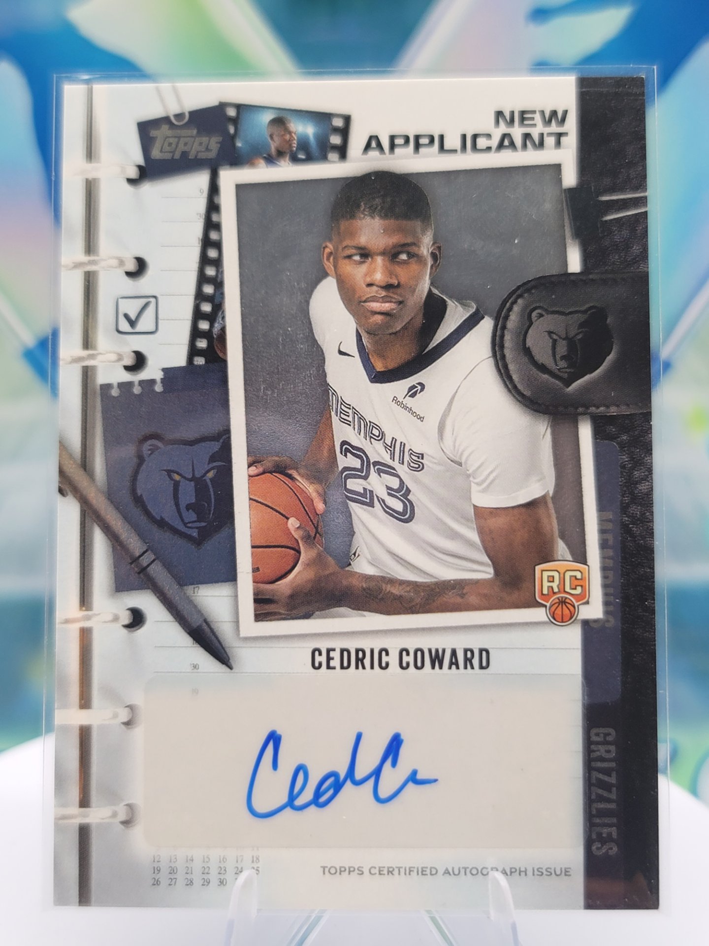2025 Topps Topps Flagship Cedric Coward — 2025 Topps Topps Flagship New Applicant Cedric Coward Rookie Autograph