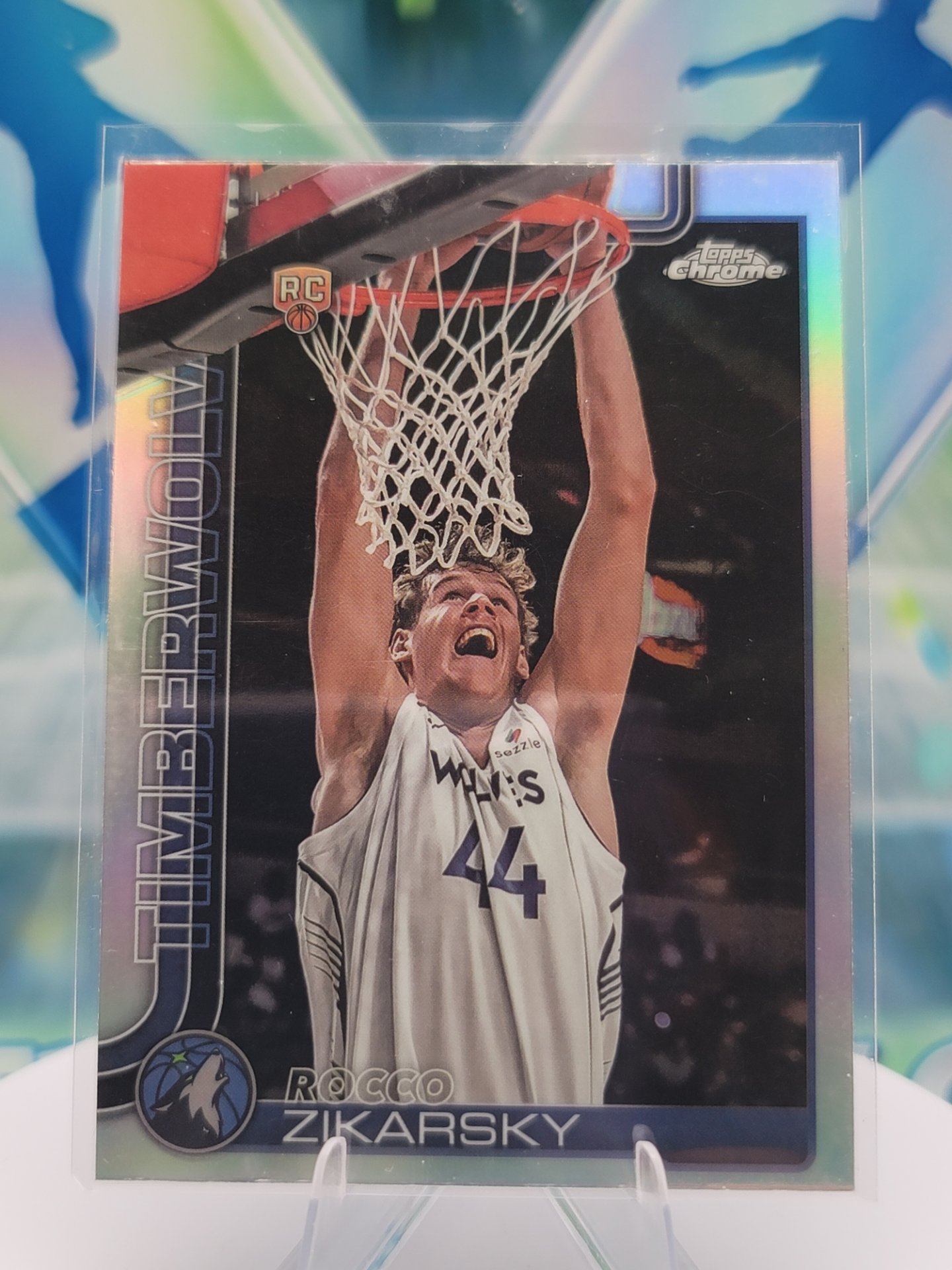 2025 Topps Topps Chrome Rocco Zikarsky — 2025 Topps Topps Chrome Refractor Rocco Zikarsky Rookie