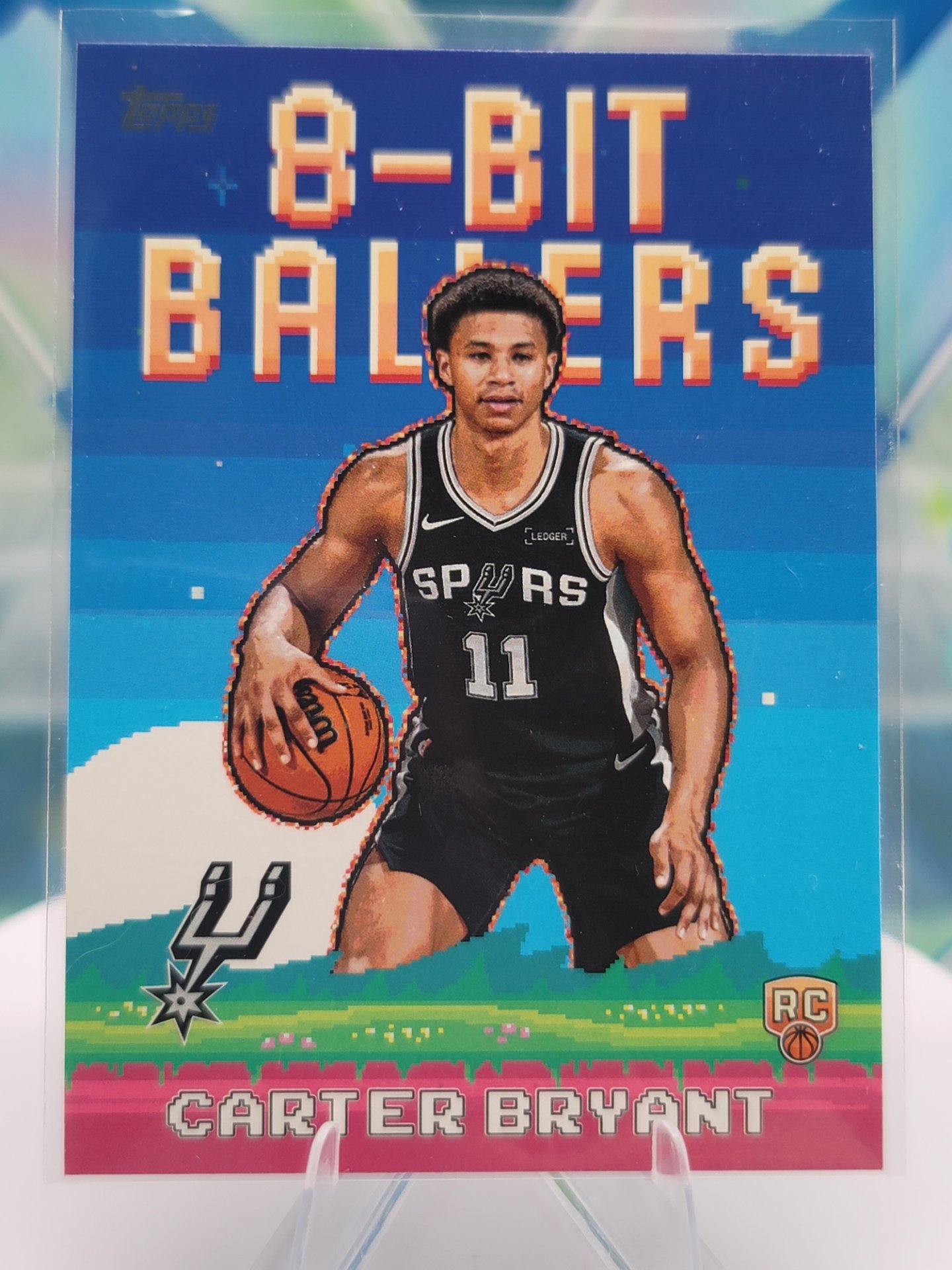 2025 Topps Topps Flagship Carter Bryant — 2025 Topps Topps Flagship 8-Bit Ballers Carter Bryant Rookie
