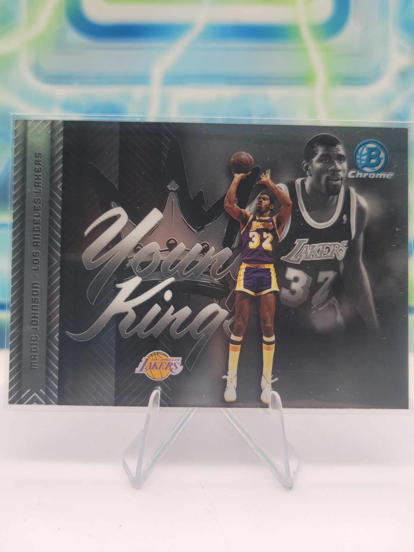 2025 Topps Bowman Magic Johnson  — 2025 Topps Bowman Chrome Young Kings Magic Johnson 