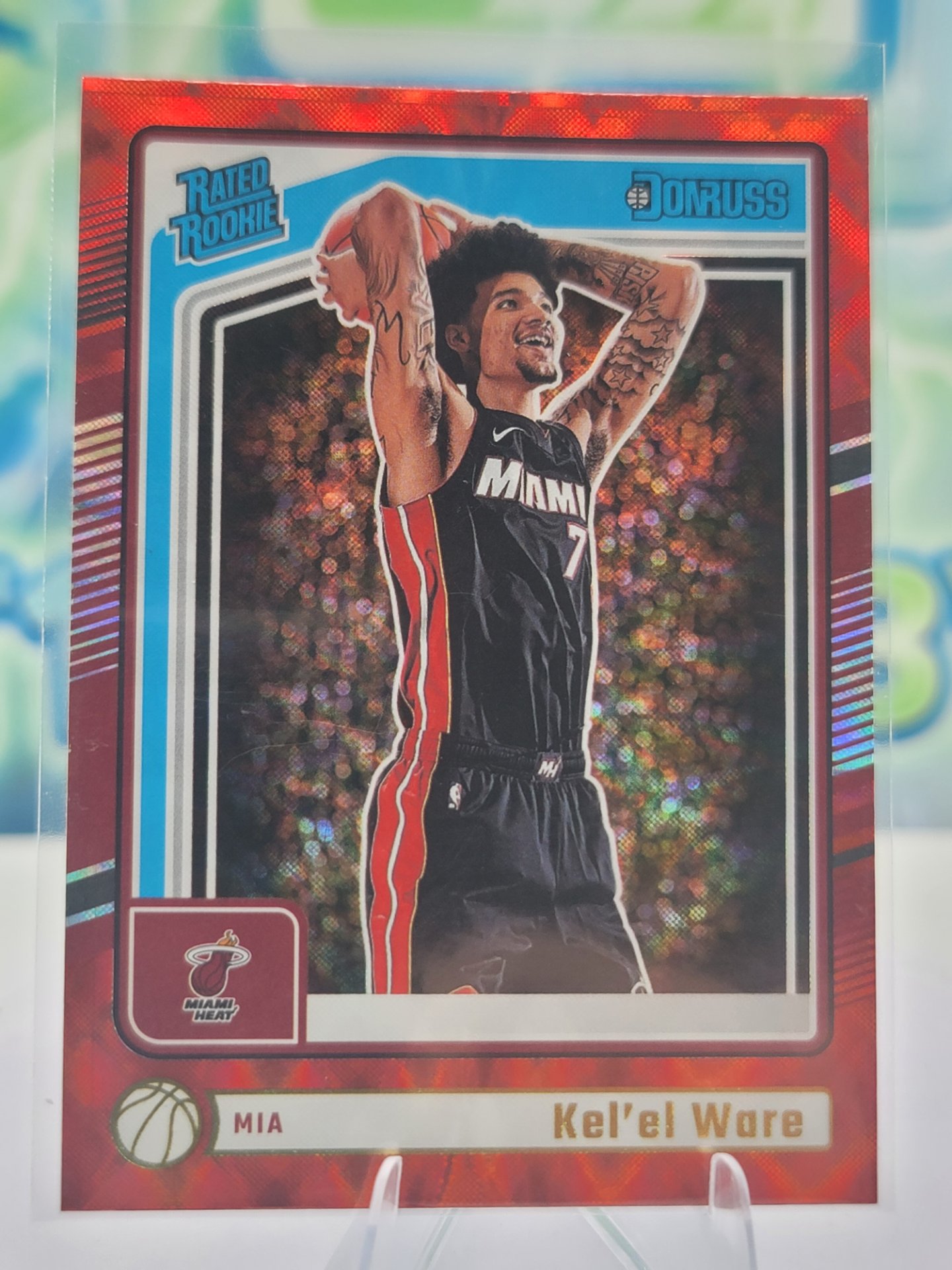 2025 Panini Donruss Kel'el Ware — 2025 Panini Donruss Rated Rookie Red Wedges Kel'el Ware