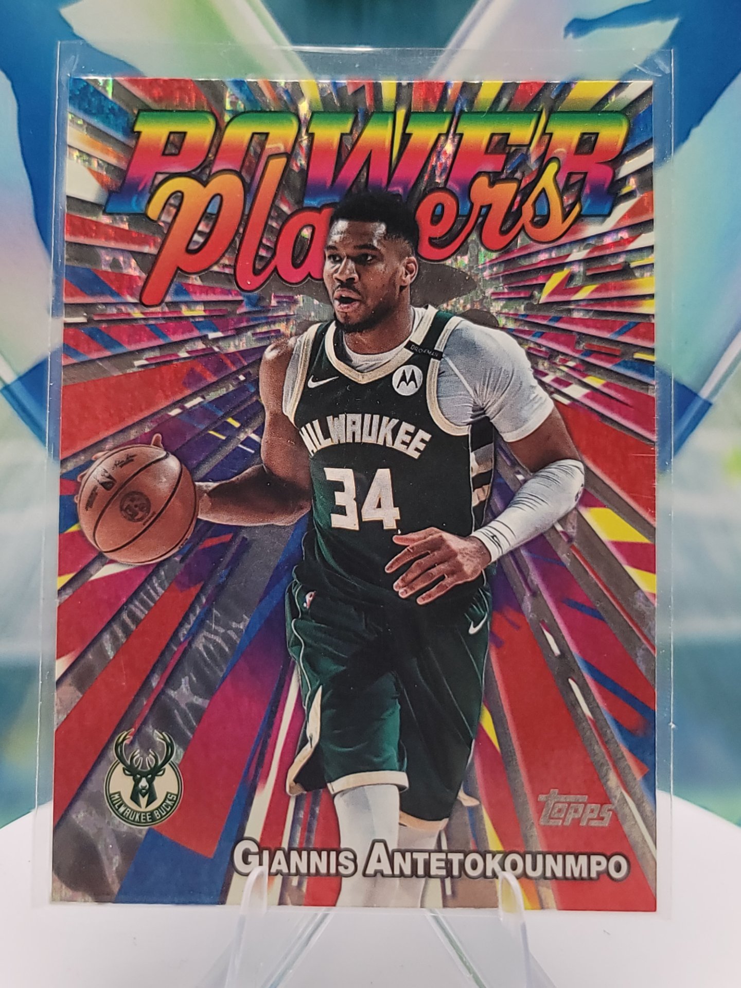 2025 Topps Topps Flagship Giannis Antetokounmpo — 2025 Topps Topps Flagship Power Players Giannis Antetokounmpo